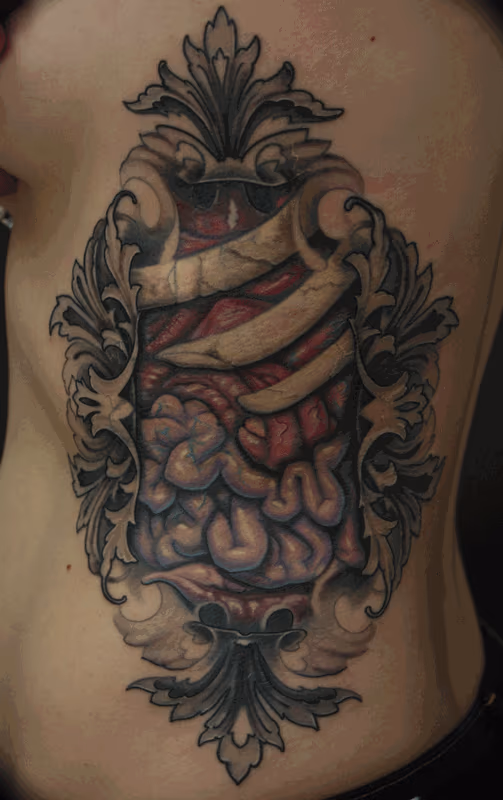 lornas guts coverup