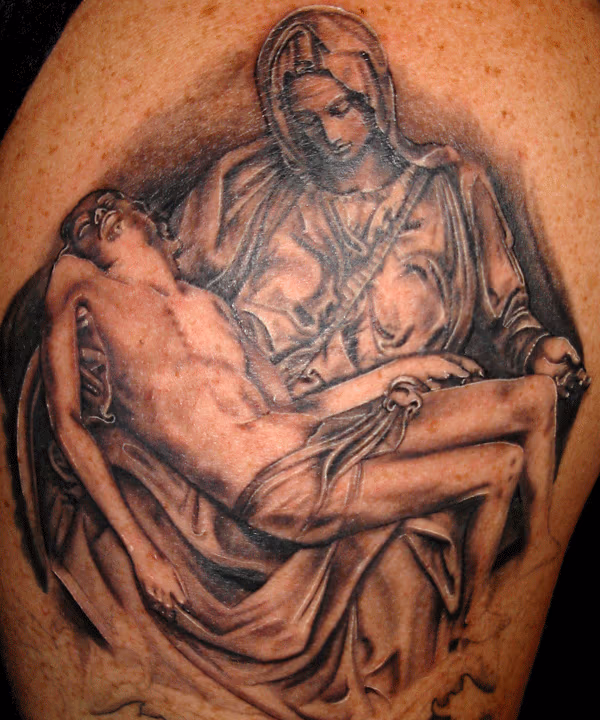 michaelangelo sculpture of the virgin mary and jesus christ