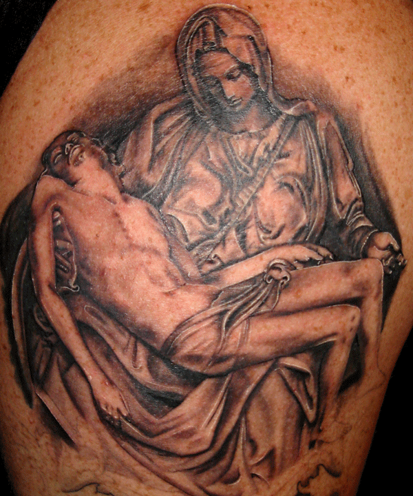 michaelangelo sculpture of the virgin mary and jesus christ