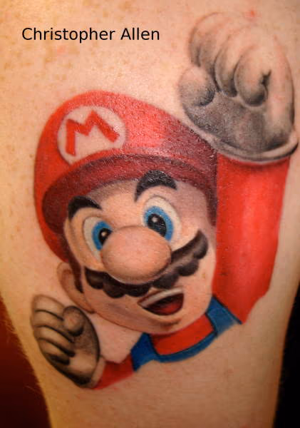 Mario Brother Tattoo
