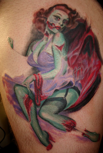 Gil Elvgrin Pinup Zombie