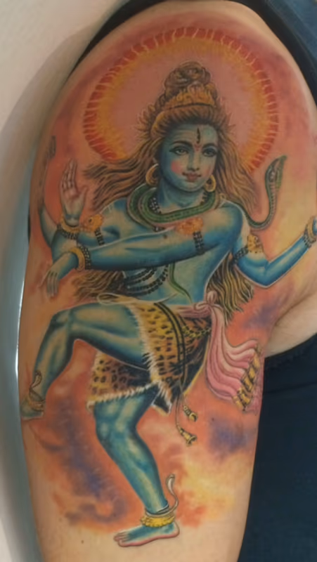 Colorful Spiritual Figure