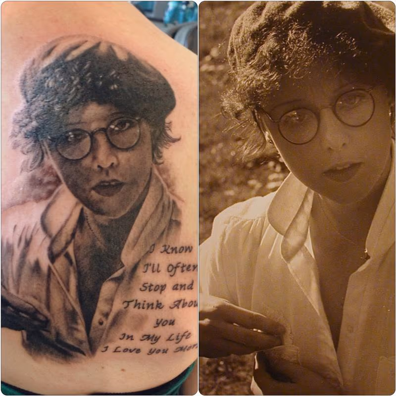 mother portrait tattoo