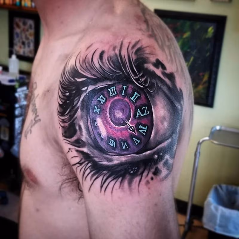 Eye and Clock