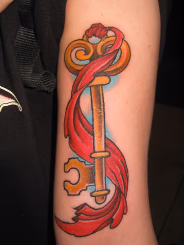 Fancy Key tattoo