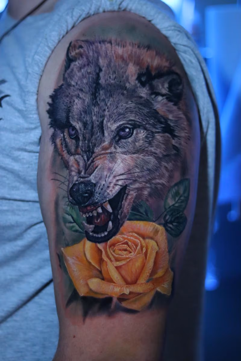 Wolf tattoo