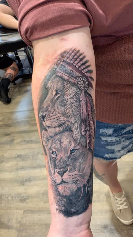 Lion portrait_01