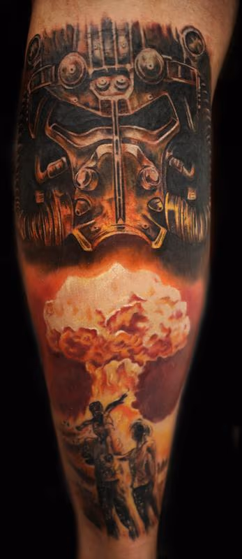 fallout themed tattoo