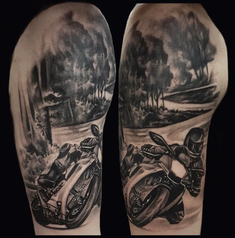 Rossi Motorcycle portrait