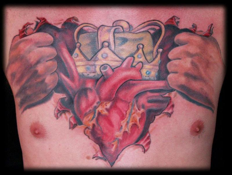 King of Hearts Chest Rip