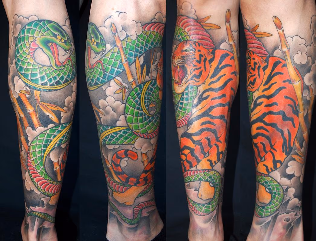 Tiger + Snake