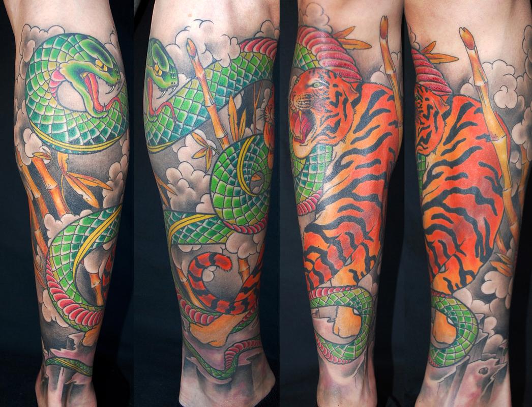 Tiger + Snake