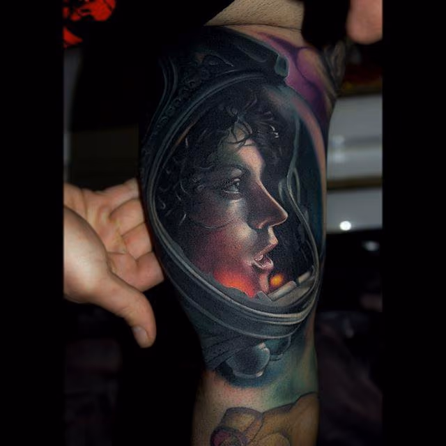 Astronaut Tattoo
