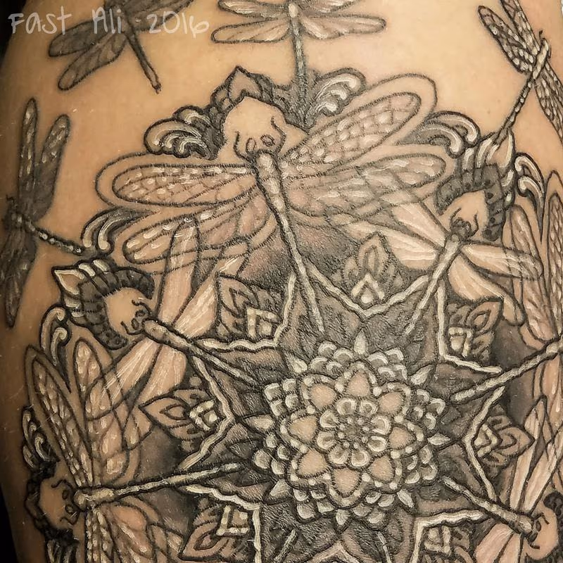 Megan's dragon fly mandala