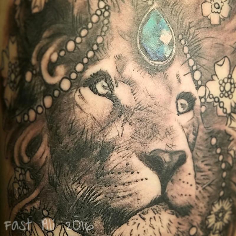 Bedazzled Lion