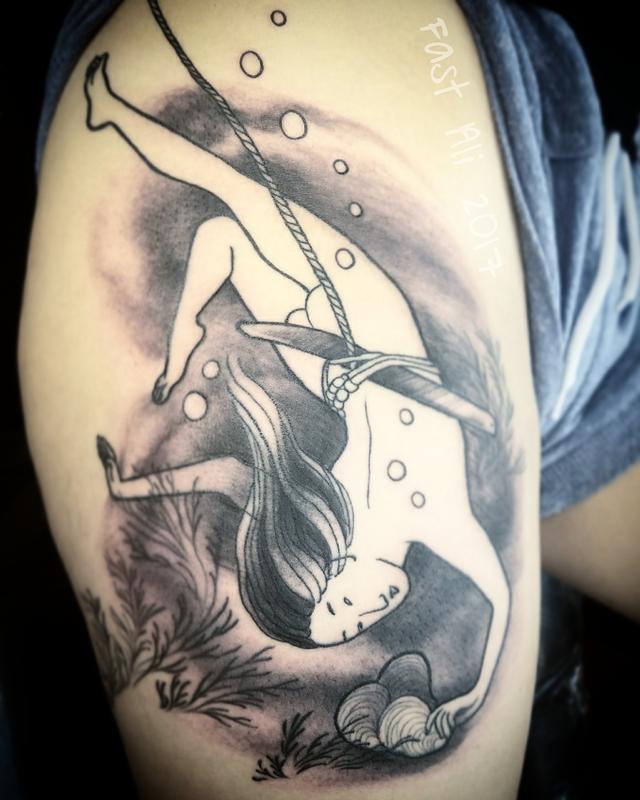 Mary's pearl diver (Ama)