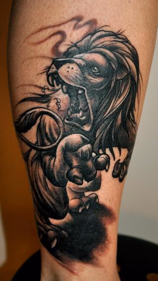 lion tattoo