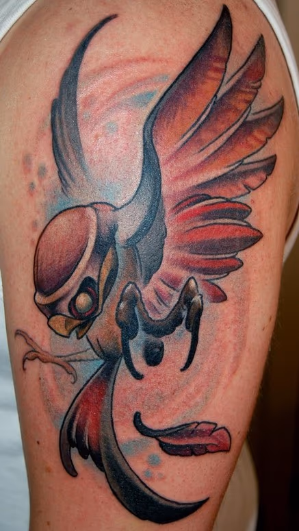 tattoo of a bird