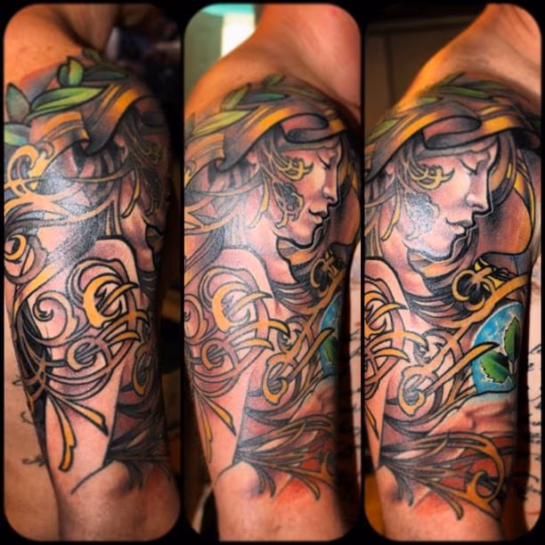 Art Nouveau Inspired Tattoo