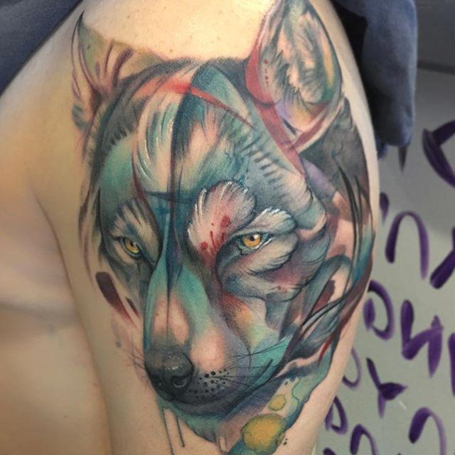 Abstract wolf