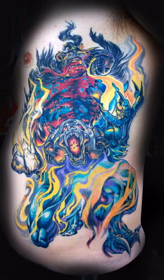 FLAMING DEMON !