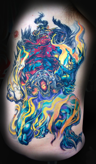 FLAMING DEMON !