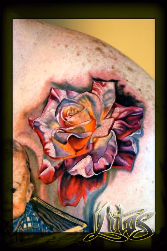 Glowing Rose