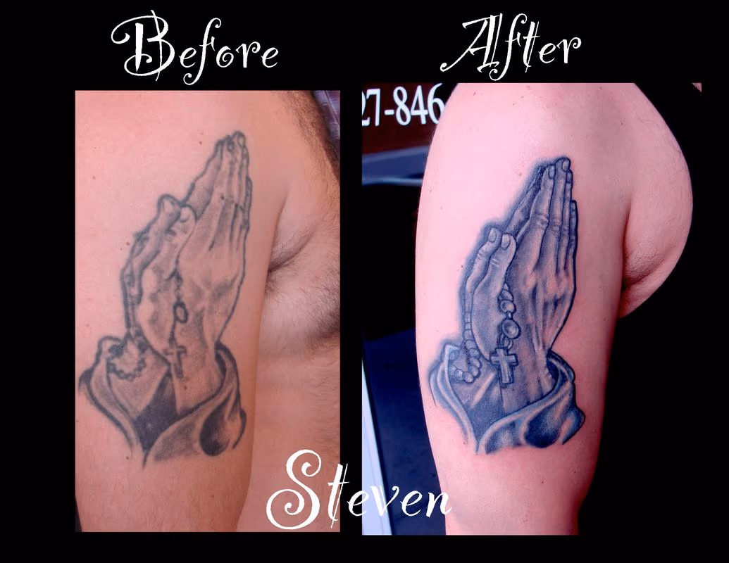 Pray before and after