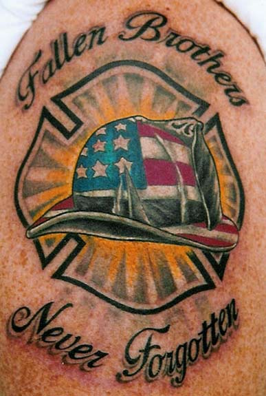 fireman tattoo
