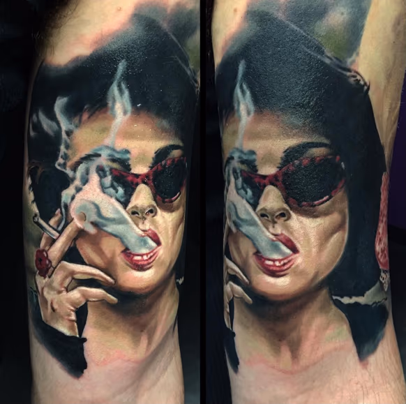 Color Fight Club Tattoo