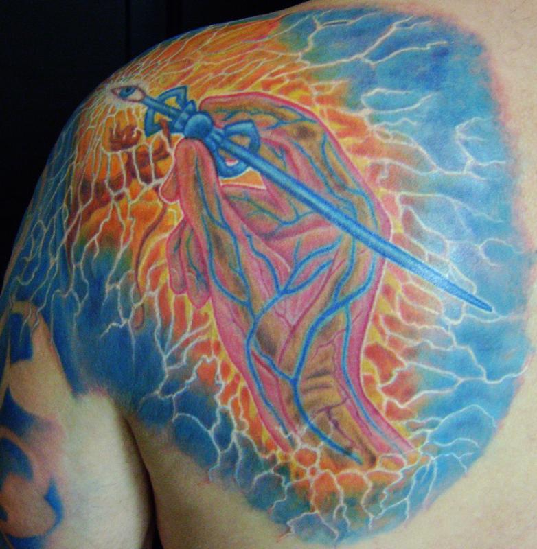 artist hand