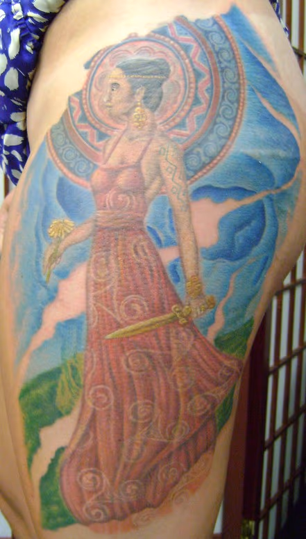 celtic warrior woman
