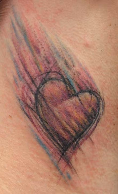 sketchy heart