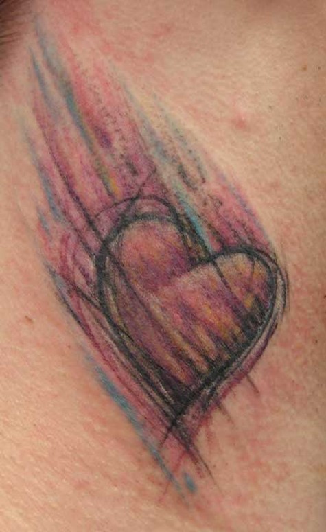 sketchy heart