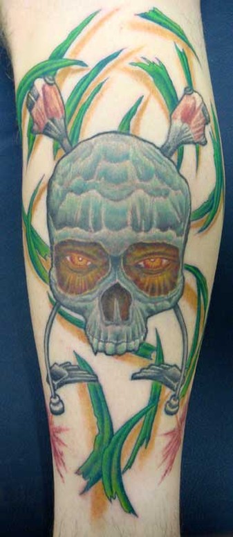 landscape artist skull