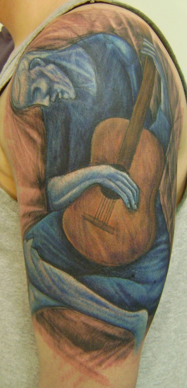 picasso's old guitarist