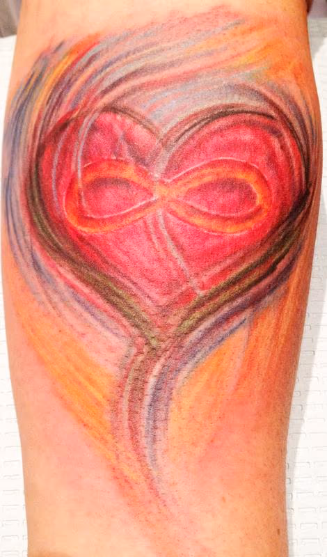 infinity sketchy heart