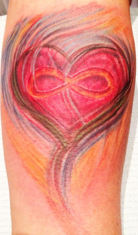 infinity sketchy heart