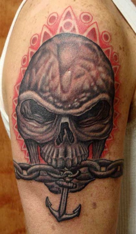 navy skully
