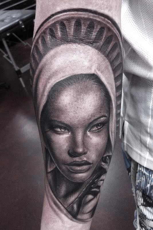 Portrait tattoo