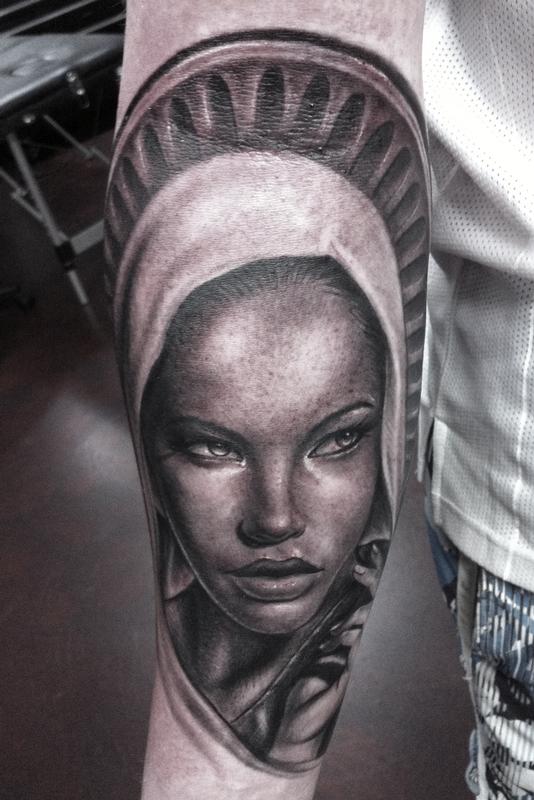 Portrait tattoo