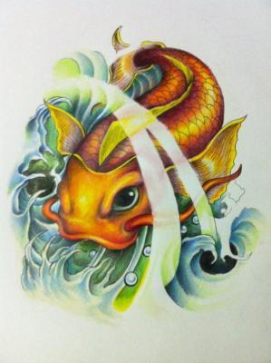 Koi Fish Drawing