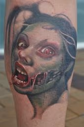 Zombie Girl Tattoo