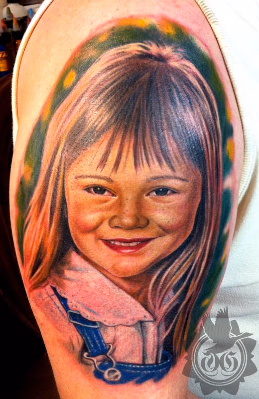 Child Portrait Tattoo