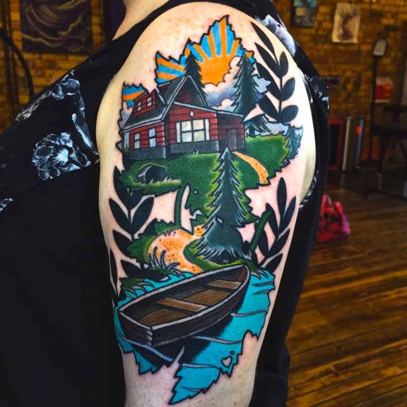 Cottage on the lake