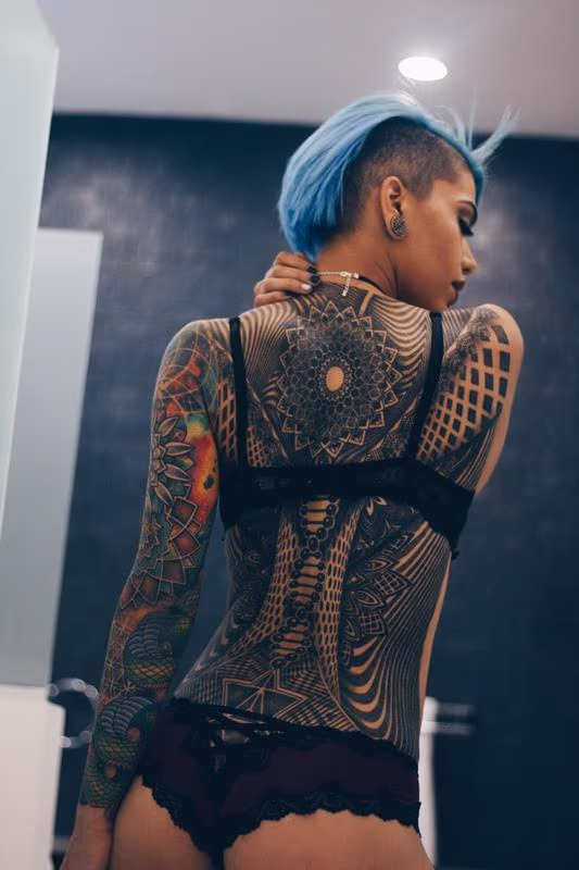 Sacred Geometry Back and Sleeve