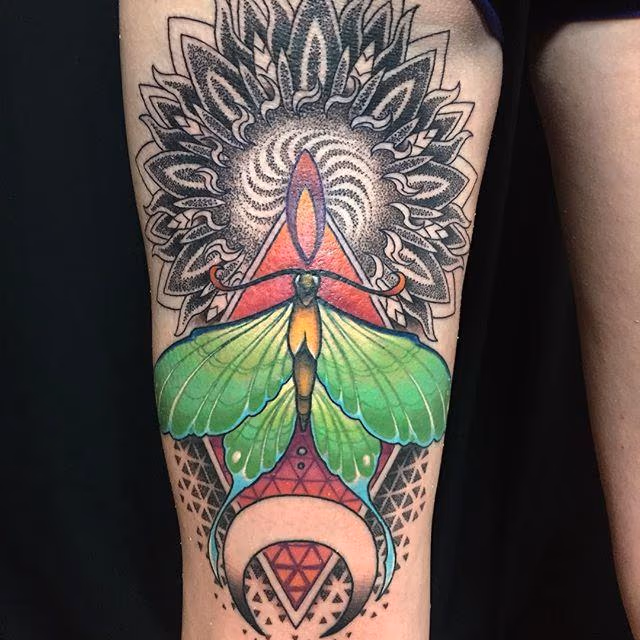 Geometric Butterfly and Mandala