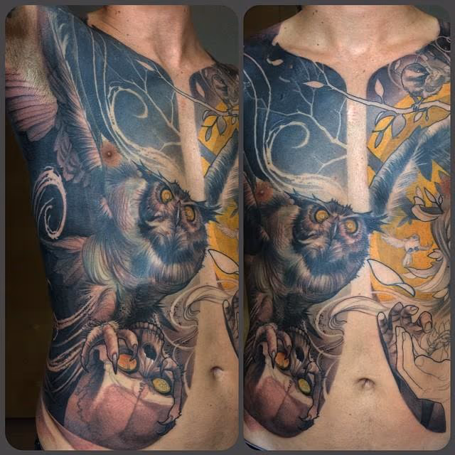 Owl Skull chestpiece