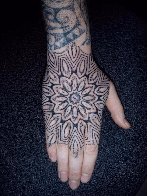 Mandala hand