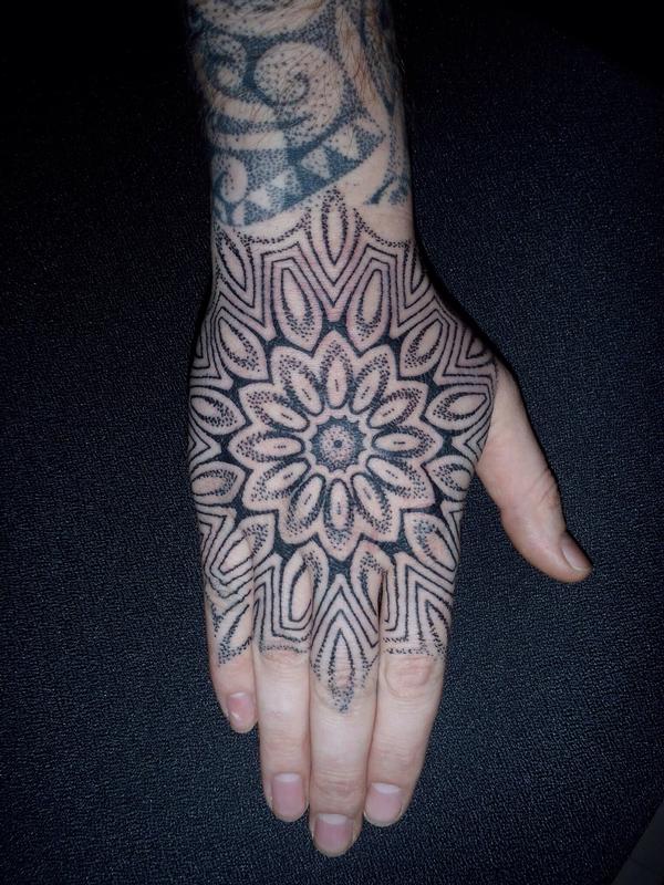 Mandala hand